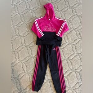 Girls adidas sweatsuit outfit size 7